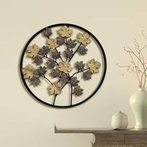 ภาพศิลปะติดผนังแบบโบราณใช้ในการแสดงผลภายในห้องนั่งเล่นกรอบโลหะแขวนผนังแฟชั่นดอกไม้ตกแต่งบ้าน - Product Image 3