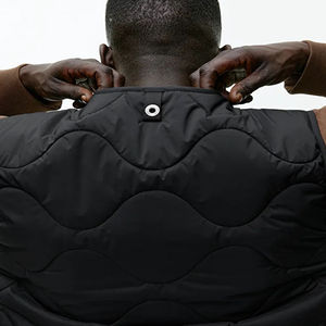 Chaqueta de invierno empacable Puffer Abrigo corto ligero con capucha - Product Image 5