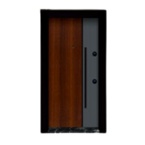 Design extérieur moderne en bois/PVC/acier-bois avec modèle 3D et conception graphique pour hôtel et appartement de villa (TR) - Product Image 3