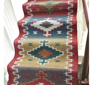 Exportador al por mayor indio, alfombra Kilim de yute de lana Tribal bohemio, decoración para exteriores, alfombrilla para suelo, alfombras de camino de mesa multicolores tejidas a mano - Product Image 1