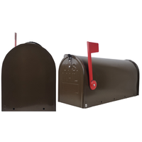 Boîte aux lettres américaine en acier sur mesure, résistante aux intempéries, murale, pour colis, avec serrure à combinaison – Vente en gros