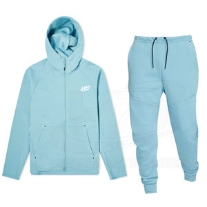 Ensemble de survêtement sport pour hommes Sweat à capuche à manches longues Pantalon de jogging Slim Fit Pantalon complet pour hommes Survêtement à rayures de haute qualité - Product Image 1