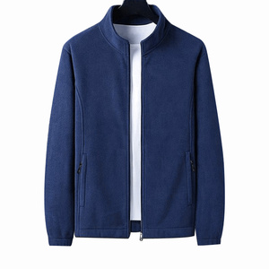 Veste en micro polaire technique unisexe personnalisée, respirante, couleur unie, col montant, fermeture éclair, coupe ample, style décontracté, devant en toile - Product Image 4