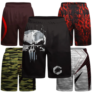 ชุดแรชการ์ด MMA BJJ กางเกงชกมวย กางเกงมวยไทย กางเกงคิกบ็อกซิ่ง สำหรับผู้ชาย ผ้ากันยับ สำหรับออกกำลังกาย - Product Image 5