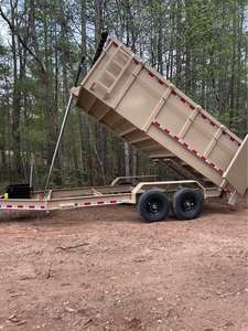 Remolque volquete agrícola de alta calidad con certificación CE, diseño de acero duradero para basculante de granja, remolques utilitarios de carga de soldadura personalizados - Product Image 5