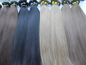 ราคาขายส่ง ผมเวียดนามแท้แบบเป็นมัด  ต่อผมแบบ Pre-Bonded  ย้อมสี  ผู้ผลิตจากเวียดนาม ผมตรง Nasa 100 กรัม - Product Image 1
