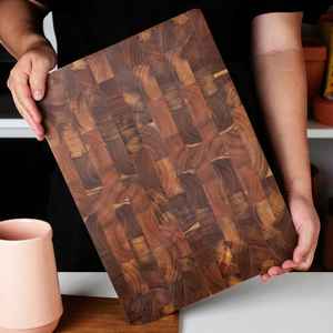 Planche à découper en bois et plateau de service rectangle-Durable Durable - Product Image 5