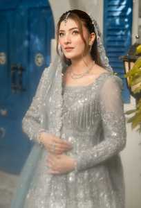 ชุดสุภาพเรียบร้อย ดีไซน์ชาราร่าหรูหรา พร้อมงานปักนักชี ดับกา แอดด้า สวยงาม เหมาะสำหรับงานแต่งงาน - Product Image 3