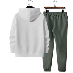 Chándal de Hip Hop para hombre con logotipo personalizado 2025, ajustado, calidad premium, algodón 100%, patrón sólido, talla grande, estilo más nuevo para invierno, - Product Image 4