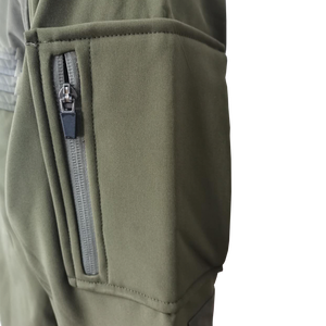 Chaqueta de Invierno para Hombre, Cortavientos, Cálida, con Cremallera, de Forro Polar, Chaqueta Softshell de Talla Grande para Hombre - Product Image 4