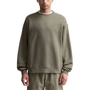 Personalizado de gran tamaño más tamaño de algodón poliéster invierno bordado pulóver sudadera lavado negro recortado holgado sudaderas con capucha hombres - Product Image 3