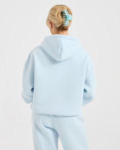 Hot Selling Women's Oversized Pullover Hoodie Drop Shoulder Cotton/<b>Bamboo</b> Fiber Lightweight Breathable Front Autumn/Winter - Product Image 5