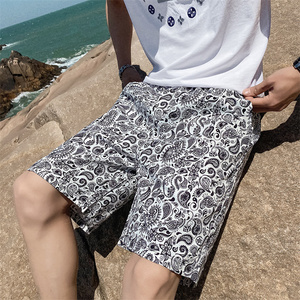 Pantalones cortos de diseño de sublimación personalizados con precio de venta completo para hombre de nueva tendencia Material personalizado nuevos pantalones cortos deportivos informales para hombre a la venta - Product Image 2