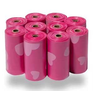 Hot Selling Eco Friendly Custom Logo Printed Biodegradable Doggy Waste <b>Bags</b> for Dogs Wholesale Pet Dog Poop <b>Bag</b> - Product Image 1