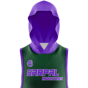 OEM Custom 100% Cotton Sublimation Sleeveless Hoodie Men Embossed Printing Heavyweight Sublimation Sleeveless <b>Warm</b> <b>Fleece</b> Fabric - Product Image 2