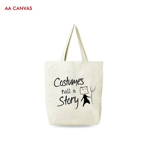 Grand sac fourre-tout en toile de coton recyclé écologique Impression de logo personnalisé pour la promotion - Product Image 1