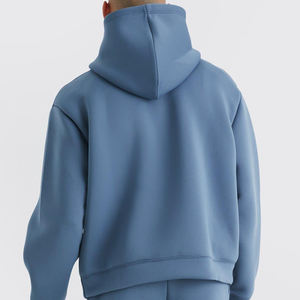 Ensemble de survêtement pour homme, sweat à capuche et pantalon en polaire premium, deux pièces, style urbain décontracté pour l'hiver, OEM - Product Image 2