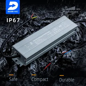 DUSKTEC 60 واط ، دبليو ، AC-من نوع DUSKTEC ، من نوع DUSKTEC ، من نوع DC 12V 24V IP67 ، شريط ضوء 3 في 1 قابل للتعتيم