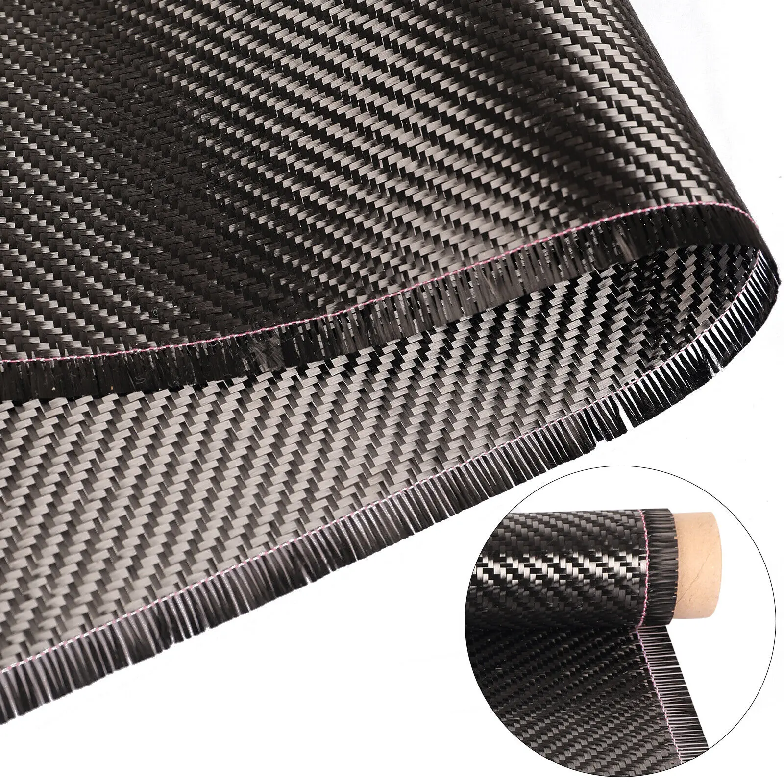 Углеродное волокно 3K twel сплетенная ткань из углеродного волокна 200 г/м2 0,28 мм толщиной 5 отсчетов/см ткань из углеродной пряжи