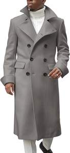 <b>Men's</b> <b>Long</b> Wool Overcoat <b>Winter</b> Warm Classic Trench <b>Coat</b> Stylish Formal and Casual Outwear for Business Fashion - Product Image 6