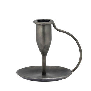 Candelabros cónicos forjados a mano con mango para velas - Product Image 3