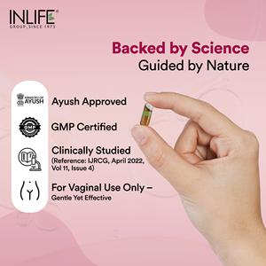 INLIFE Capsules de santé vaginale Support d'hygiène Huile de graines de neem 500mg Nimba Taila Favorise une odeur saine Flore pour adultes-60 pièces - Product Image 5