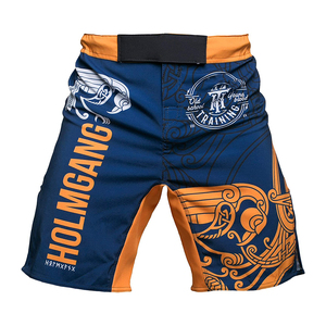 Shorts de combat MMA sur mesure, extensibles, respirants, à séchage rapide, avec logo imprimé, ajustement confortable, tissu en polyester - Product Image 4