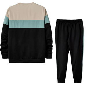 ชุดวอร์มกางเกงและสเวตเตอร์สำหรับผู้ชายชุดวิ่งขนแกะขนาดใหญ่พิเศษชุดวอร์มทรงแบ็กกี้360Gsm สำหรับผู้ชายขายส่ง - Product Image 2