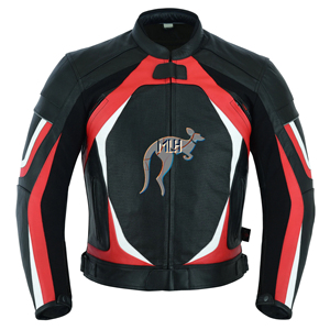 Blousons de course en cuir pour motos, qualité supérieure, cuir de kangourou et de vache, toutes tailles, fabriqués au Pakistan, vêtements de moto perforés - Product Image 1
