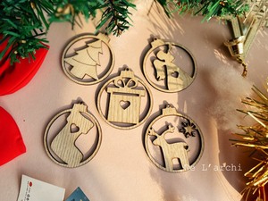 El último juego de decoración divertido de madera hecho a mano con forma personalizada, deja que tus hijos creen adornos navideños para su hogar - Product Image 6