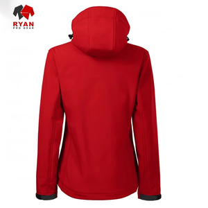 Veste matelassée softshell pour femme, légère, imperméable, respirante, tissée, tricotée, de haute qualité, pour l'extérieur - Product Image 4