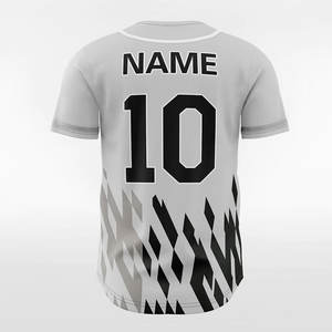 Matériel d'équipe de haute qualité en sergé boutonné en gros Maillot de baseball personnalisé sublimé bon marché pour hommes - Product Image 4