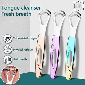 Produit de soins bucco-dentaires de qualité supérieure grattoir à langue en cuivre pur nettoyant soins dentaires Concept ayurvédique complété - Product Image 2