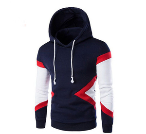 Sudadera con capucha de gran tamaño de estilo alemán de alta calidad personalizada para hombres patrón de rayas transpirables para invierno - Product Image 3