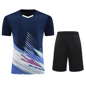 Ensembles de badminton de tennis de table à séchage rapide de haute qualité vêtements de sport en polyester personnalisés uniformes sublimés pour hommes dernière conception de formation - Product Image 2