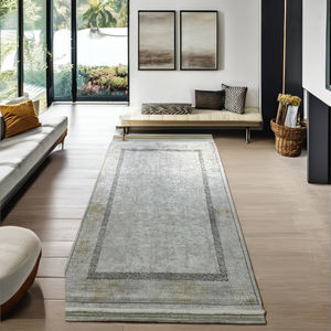 Meilleure qualité Soft Heat-Set Schling Polyester grand tapis Goldenmoon intérieur Logo modèle tapis incurvé à la main pour le meilleur confort - Product Image 6