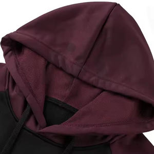 Sweat-shirt à capuche classique de couleur unie pour hommes, sweat à capuche durable avec poignets et ourlet côtelés pour un usage quotidien, été ODM Supply - Product Image 4