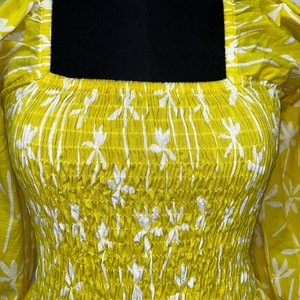 Robe longue à encolure Henley imprimée de créateur, robe décontractée en coton avec boutons et cravates, tenue régulière, ensemble robes longues tendance - Product Image 1