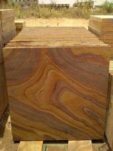 Losa grande de piedra arenisca arcoíris de 2-3cm de espesor de calidad Superior diseño moderno Material de piedra de construcción - Product Image 4