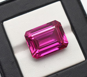 31,70 CTS AAA Flawless Ceylon Pink Sapphire Gemstone, 20X15mm Pink Sapphire Octagon Loose Gemstone Nice Lustre Quality For Ring - Product Image 5