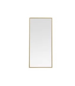 Miroir de salle de bain mural ou sur pied en aluminium, éclairage moderne minimaliste de luxe, IP44, pour mariage, appartement - Product Image 1