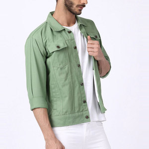 Veste d'hiver confortable, respirante et légère, de la meilleure qualité, en vente chaude, veste en jean pour hommes, fabriquée au Pakistan - Product Image 3