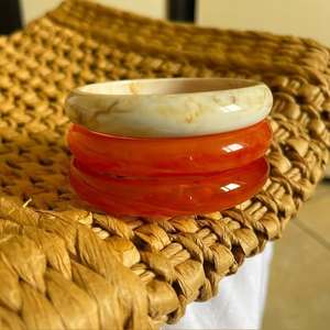 <span class=keywords><strong>2025</strong></span> xu hướng thân thiện với môi nhựa giản dị Bangle trang sức đầy màu sắc nhuộm hình học kích thước lớn Vòng mô hình vòng đeo tay cho phụ nữ - Product Image 3