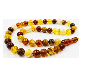 Cuentas de oración Tasbih de resina musulmana pintadas a mano ecológicas de calidad superior Misbaha islámico 33 cuentas decoración del hogar - Product Image 3