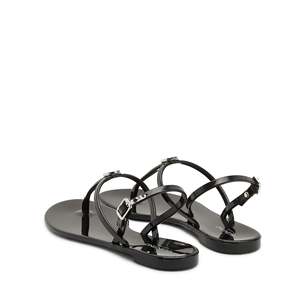 Sandalias Valentino Jally con Tacón y Detalle en V en Negro - Product Image 4