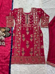 Salwar Kameez pakistanaise de luxe robe de mariage et de soirée avec broderie à la main et design élégant au meilleur prix - Product Image 6