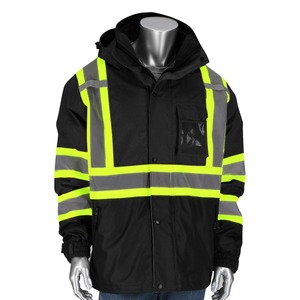 Chaqueta de Trabajo de Poliéster 3 en 1 de Primera Calidad, Transpirable, Impermeable, Ignífuga, Antibacteriana, con Capucha Integrada - Product Image 1