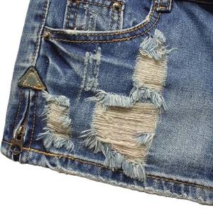 Hot Selling Women's <b>Sexy</b> Vintage High Quality Denim <b>Shorts</b> New Design Low Rise Mid Waist <b>Shorts</b> for Summer - Product Image 3