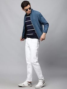 Vestes softshell en polyester de produits de qualité bon marché pour la sécurité des hommes et les vestes bleues vierges - Product Image 3