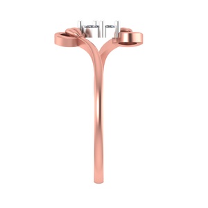 แหวนหมั้นเพชรชุบทอง14K คุณภาพสูงประกายดีที่สุดได้รับการรับรอง IGI เหมาะสำหรับงานครบรอบ - Product Image 3